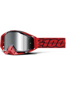 OCULOS 100% RACECRAFT PLUS TORO - PRETO / VERMELHO