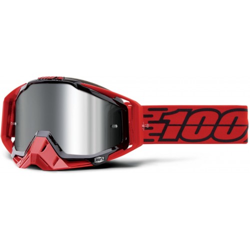 OCULOS 100% RACECRAFT PLUS TORO - PRETO / VERMELHO
