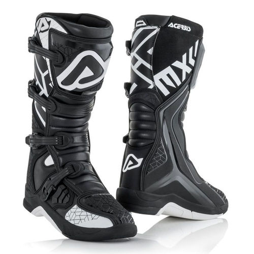 BOTAS ACERBIS X-TEAM 2020 - PRETO / BRANCO
