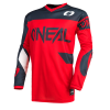 CAMISOLA O´NEAL 2021 ELEMENT RACEWEAR - VERMELHO / CINZA