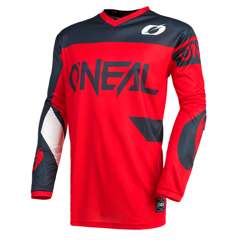CAMISOLA O´NEAL 2021 ELEMENT RACEWEAR - VERMELHO / CINZA