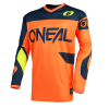CAMISOLA O´NEAL 2021 ELEMENT RACEWEAR - LARANJA / AZUL