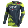 CAMISOLA O´NEAL 2021 MAYHEM COVERT - CINZA CARVÃO / AMARELO FLUO