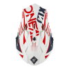 CAPACETE O´NEAL 2021 2SRS SPYDE 2.0 - BRANCO / AZUL / VERMELHO