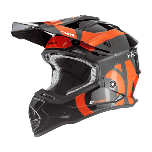CAPACETE O´NEAL 2021 2SRS SLICK - PRETO / LARANJA