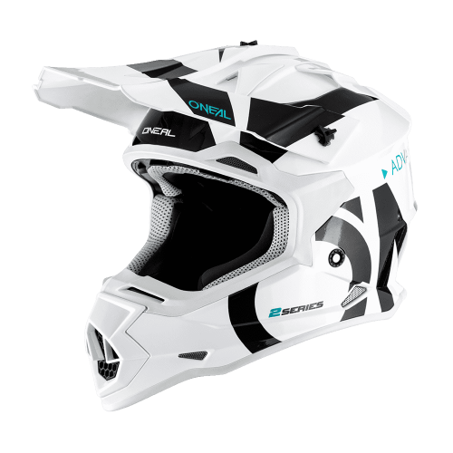 CAPACETE O´NEAL 2021 2SRS SLICK - PRETO / BRANCO 