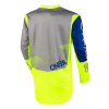 CAMISOLA O´NEAL 2021 ELEMENT FACTOR - CINZA / AZUL / AMARELO NEON