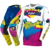 CONJUNTO O´NEAL 2021 MAYHEM CRACKLE 91 - AMARELO / BRANCO / AZUL