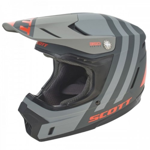 CAPACETE SCOTT 350 EVO PLUS DASH ECE - PRETO / LARANJA