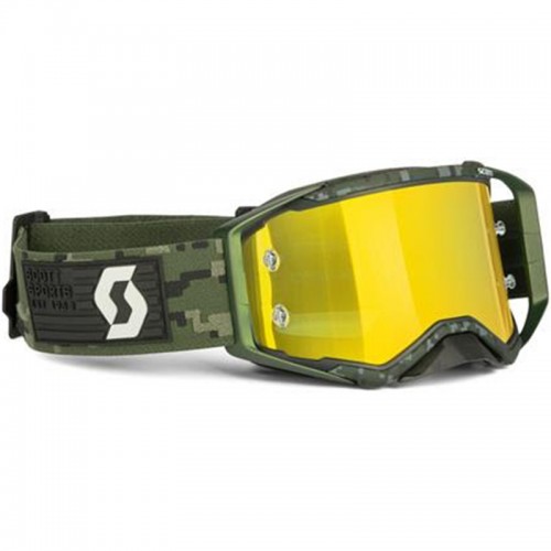 OCULOS SCOTT PROSPECT - VERDE MILITAR - LENTE ESPELHO AMARELO